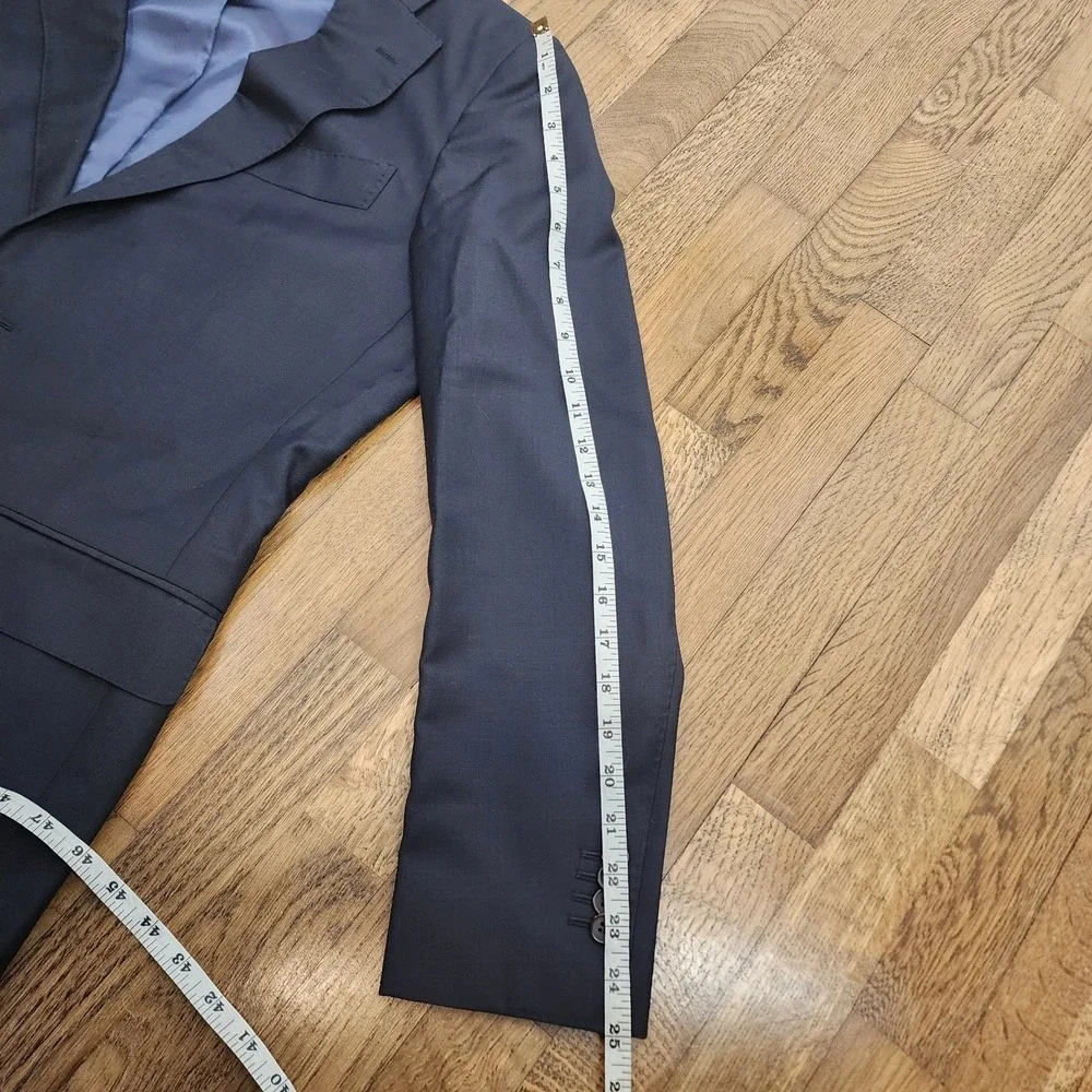 SuitSupply Lazio Single Breasted Blazer Sport Coat Size 38L Wool Suit Super 110s